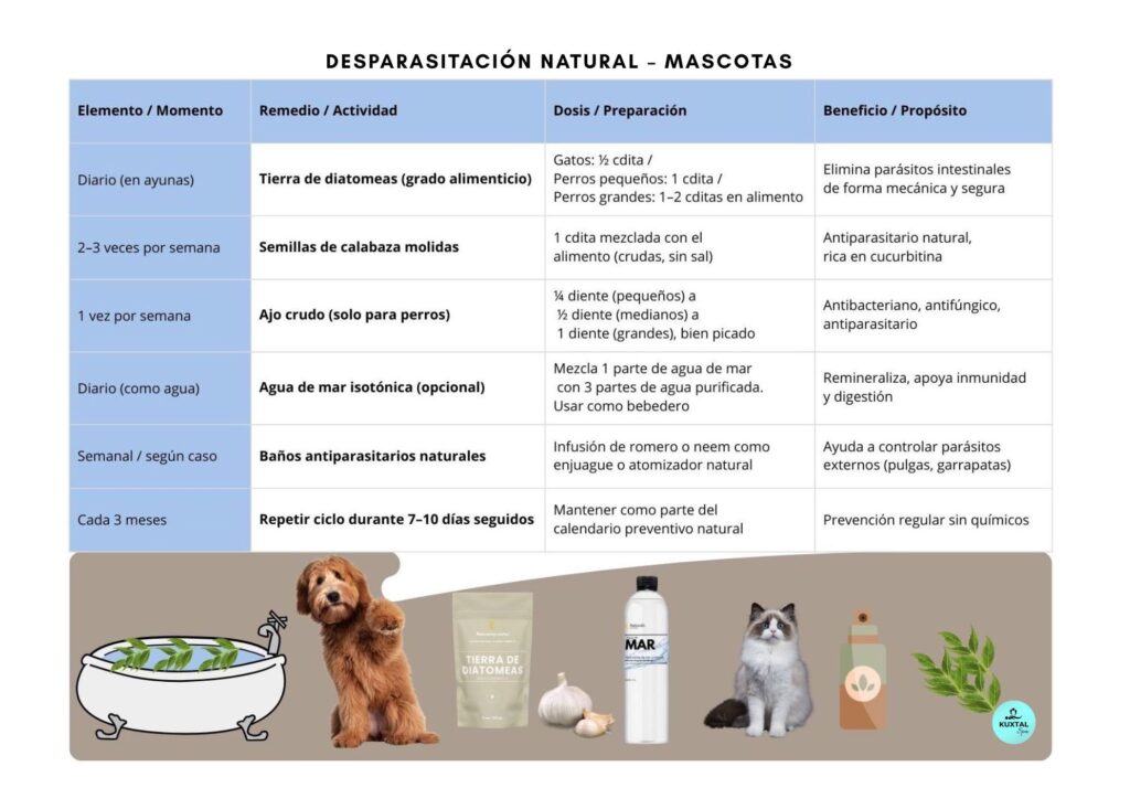Desparasitacion Natural Mascotas